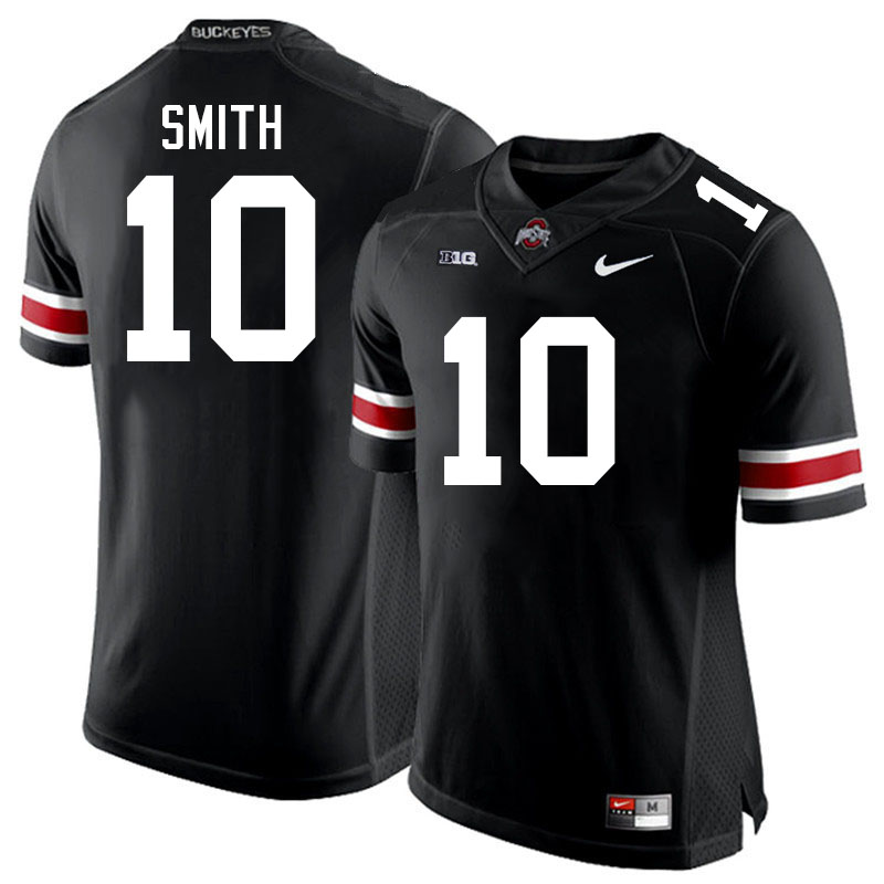 #10 Troy Smith Ohio State Buckeyes Jerseys Football Stitched-Black